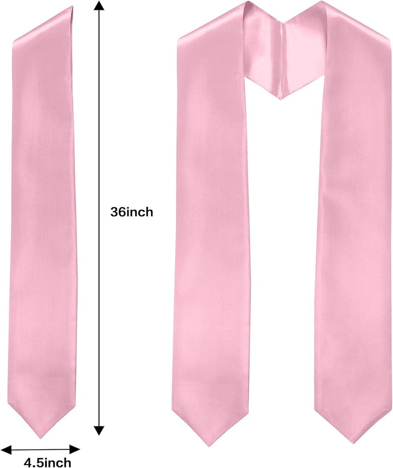 Misscom Unisex Adult Graduation Stole Shawl 72" Long for Academic Commencements Shawl - Image 2